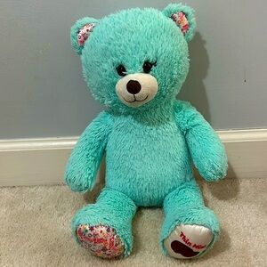 Build-A-Bear Thin Mints Girl Scout Teddy Bear. Plush stuffed animal toy
